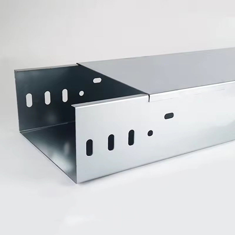 Tray cáp thép bằng bạc công suất trung bình Thang cáp thép thép thép thép thép đúc tường đậu cầu