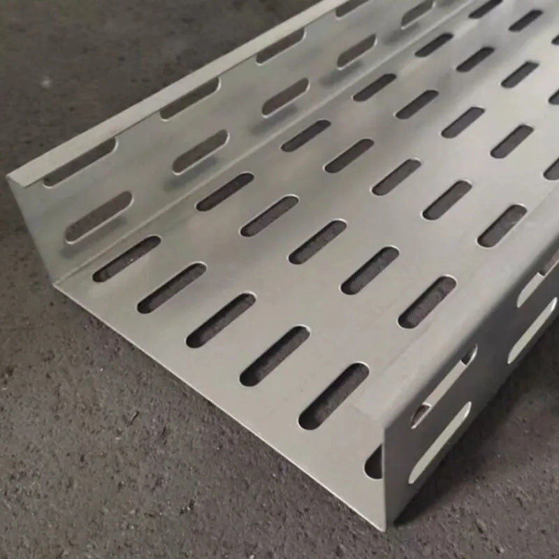 Heavy Duty Wall Mount Silver Cable Tray Công nghiệp Với Quá trình cài đặt dễ dàng