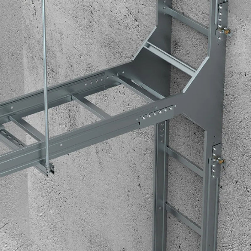 Silver thang loại Cable Tray Bends Tees Thập giá cho chống ăn mòn và chống cháy
