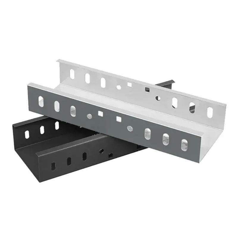 Thang cáp nhôm chống cháy hình chữ nhật phủ bột với khả năng chống ăn mòn tuyệt vời