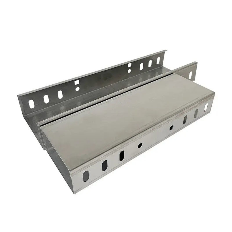 Thang cáp nhôm chống cháy hình chữ nhật phủ bột với khả năng chống ăn mòn tuyệt vời