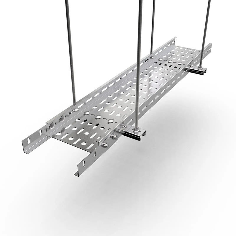 Thang cáp nhôm nhẹ với cài đặt dễ dàng bột phủ phủ kết thúc chống cháy