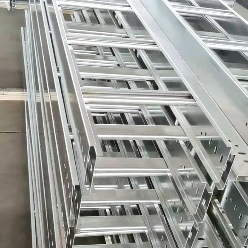 Thang cầu kẽm linh hoạt tùy chỉnh / Thang cáp thép kẽm để quản lý cáp mạnh mẽ