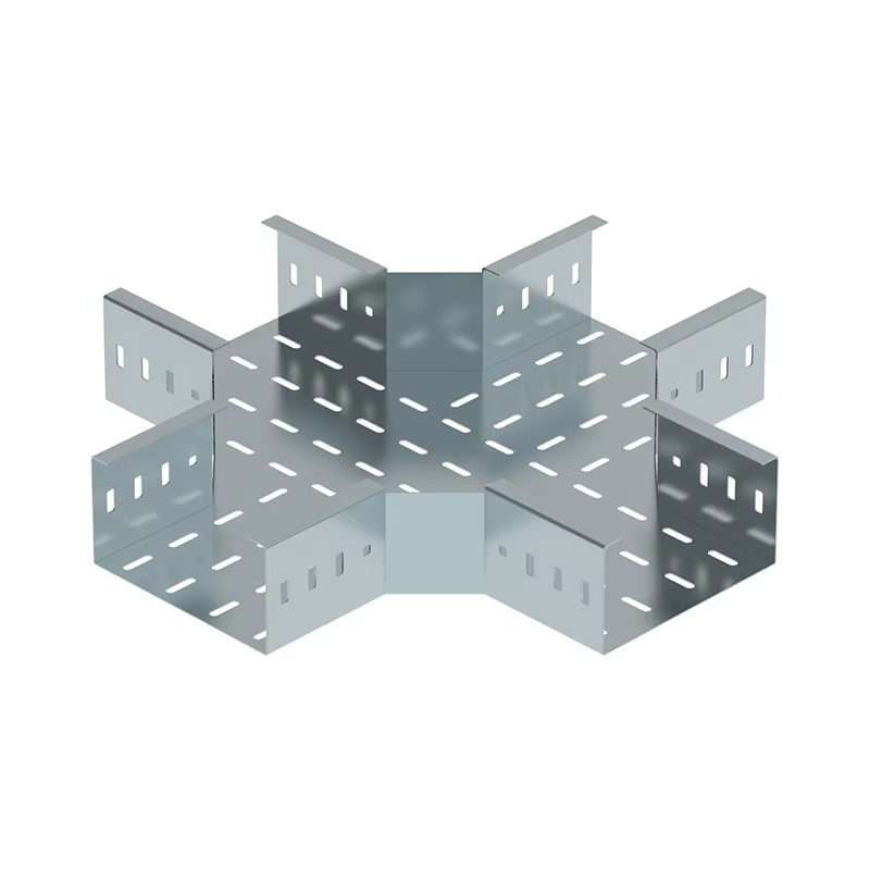 Máng cáp mạ kẽm với đáy đặc & đục lỗ để lắp đặt trên tường và sàn